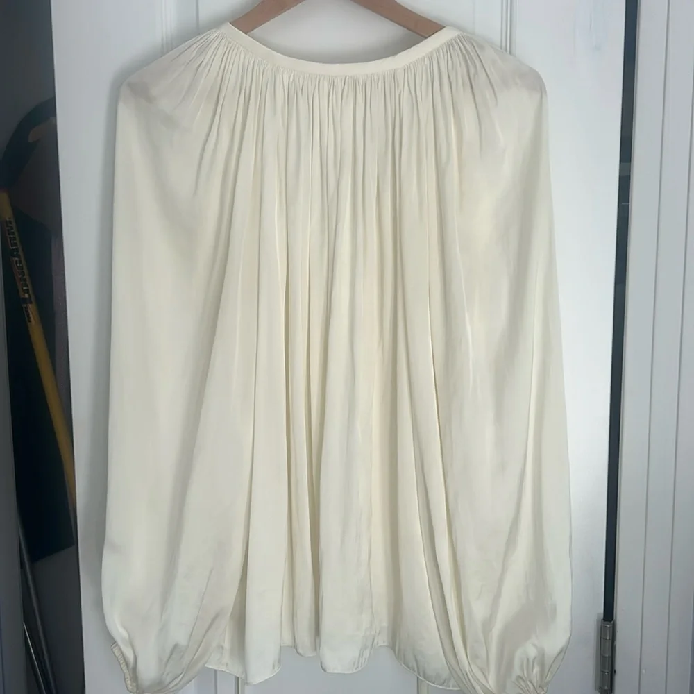 Ramy Brook shiny Paris blouse - Picture 5 of 9